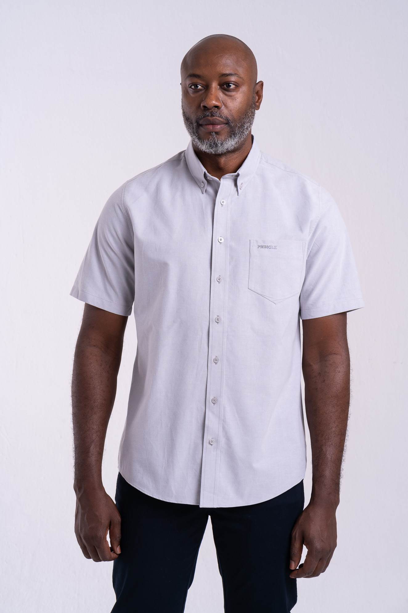 Mens white short hot sale sleeve oxford shirt